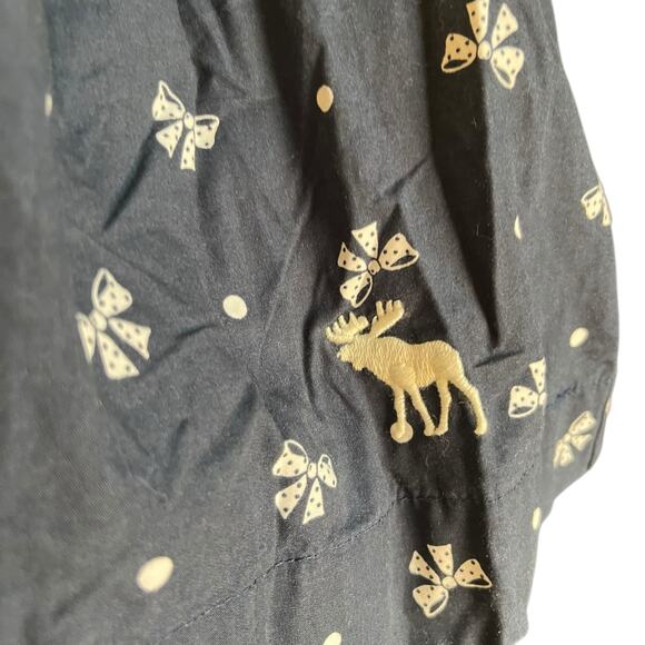 Abercrombie & Fitch Y2K Coquette Bow Printed Mini Skater Dress Strapless Size M - Picture 4 of 9